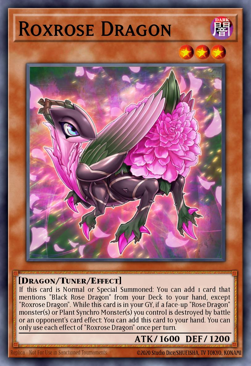 Roxrose Dragon Yu-Gi-Oh card