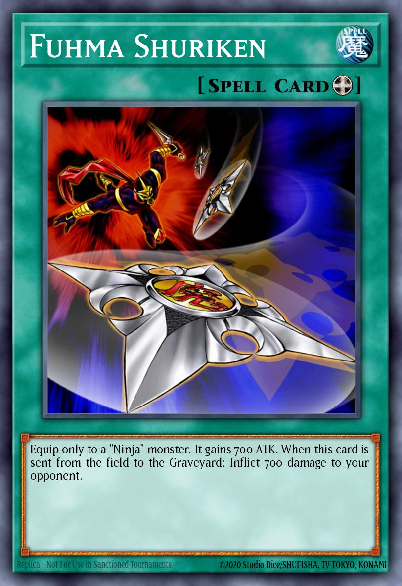 Fuhma Shuriken Yu-Gi-Oh card