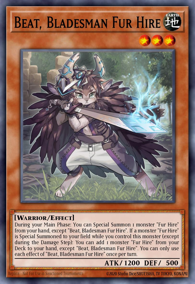 Beat, Bladesman Fur Hire Yu-Gi-Oh card