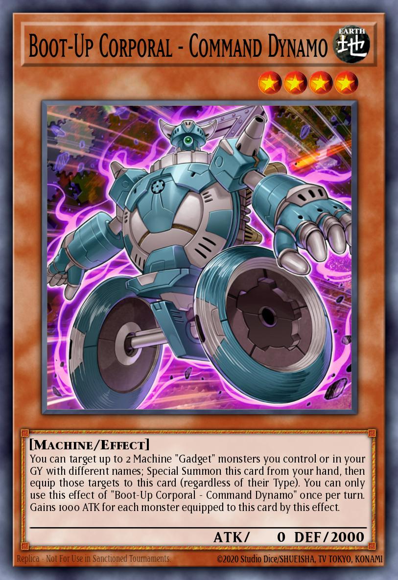 Boot-Up Corporal - Command Dynamo Yu-Gi-Oh card