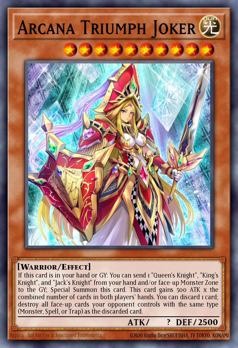 Arcana Triumph Joker Yu-Gi-Oh card