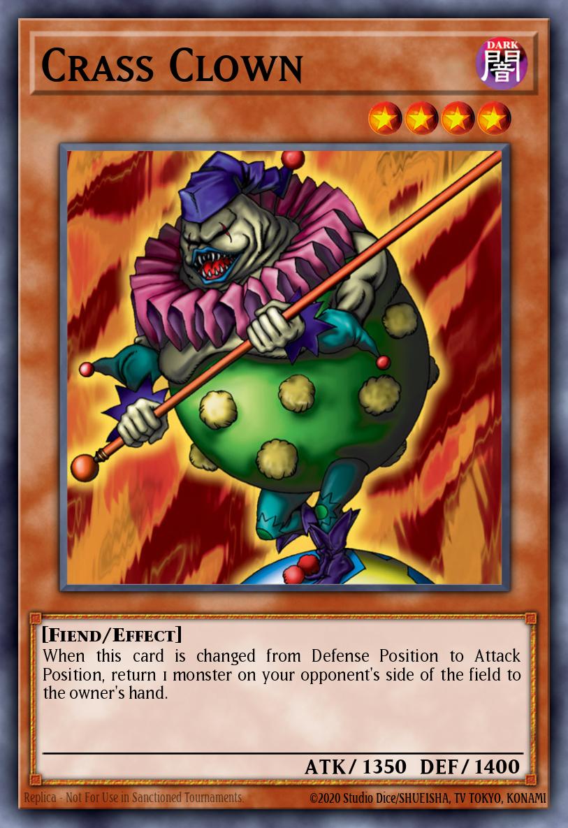 Crass Clown Yu-Gi-Oh card