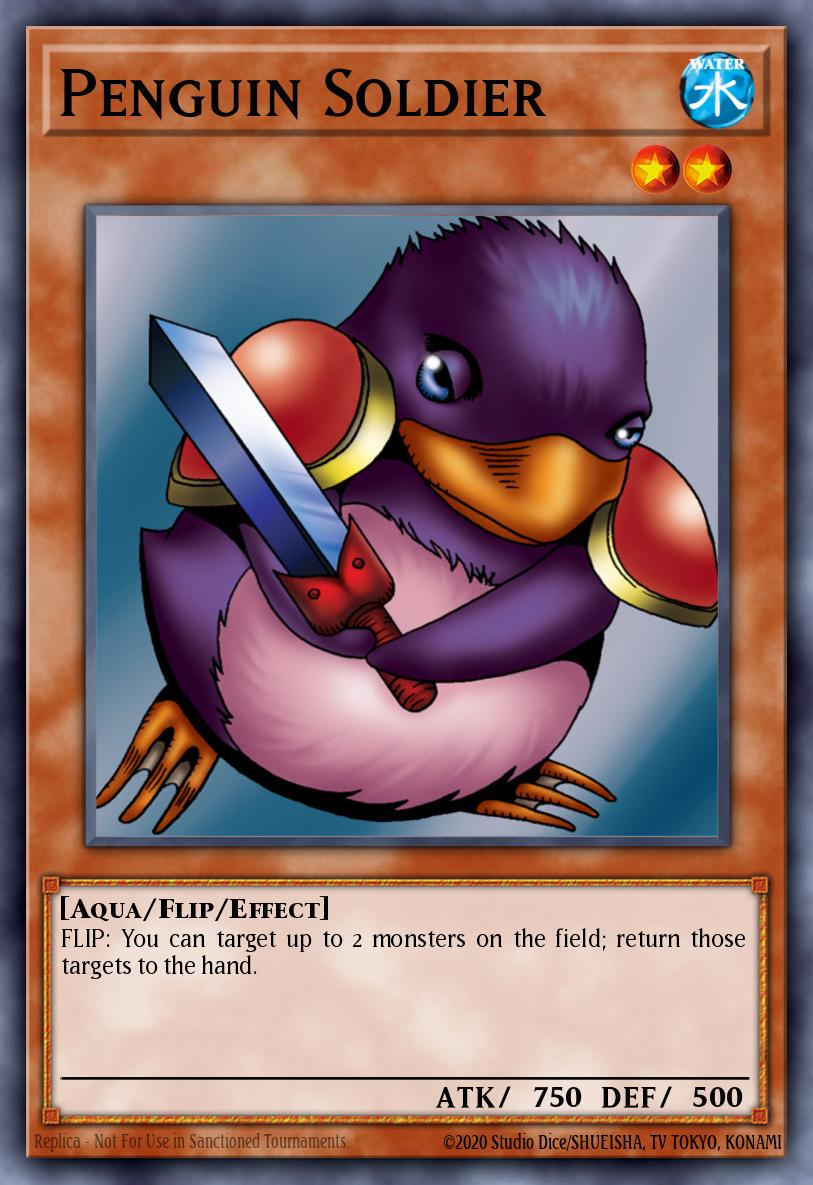 Penguin Soldier Yu-Gi-Oh card