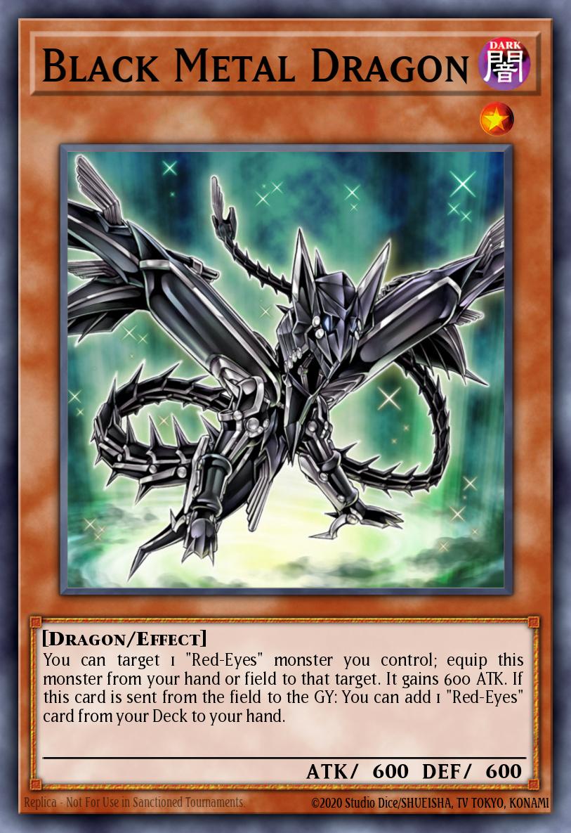 Black Metal Dragon Yu-Gi-Oh card