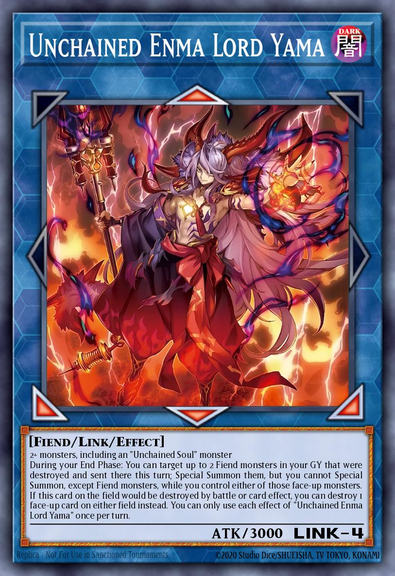 Unchained Enma Lord Yama Yu-Gi-Oh card
