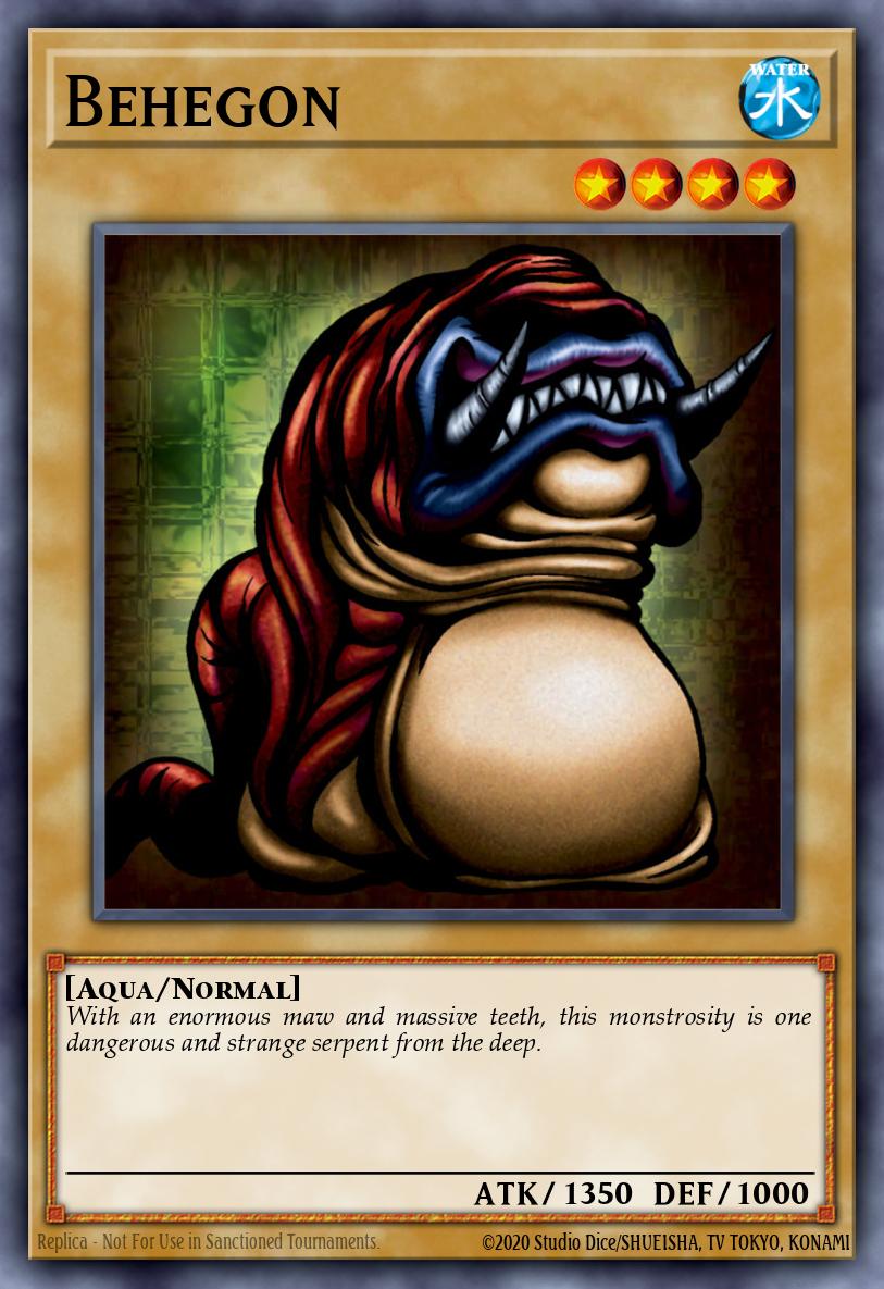 Behegon Yu-Gi-Oh card