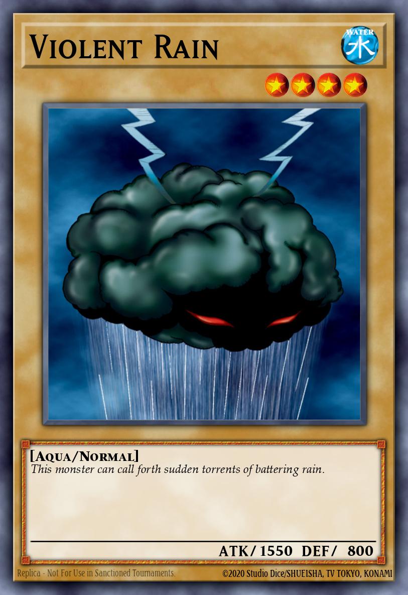Violent Rain Yu-Gi-Oh card