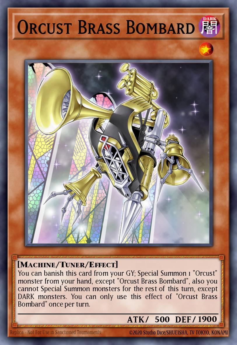 Orcust Brass Bombard Yu-Gi-Oh card