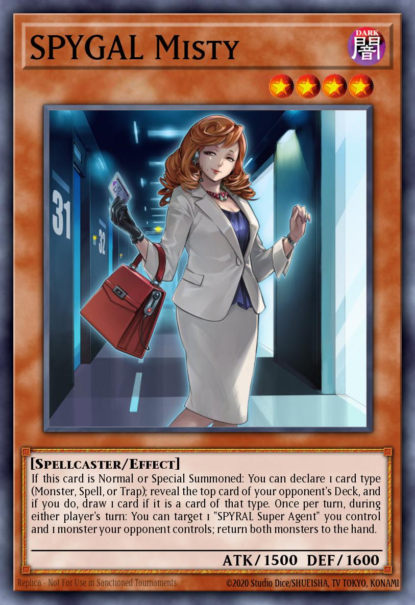 SPYGAL Misty Yu-Gi-Oh card