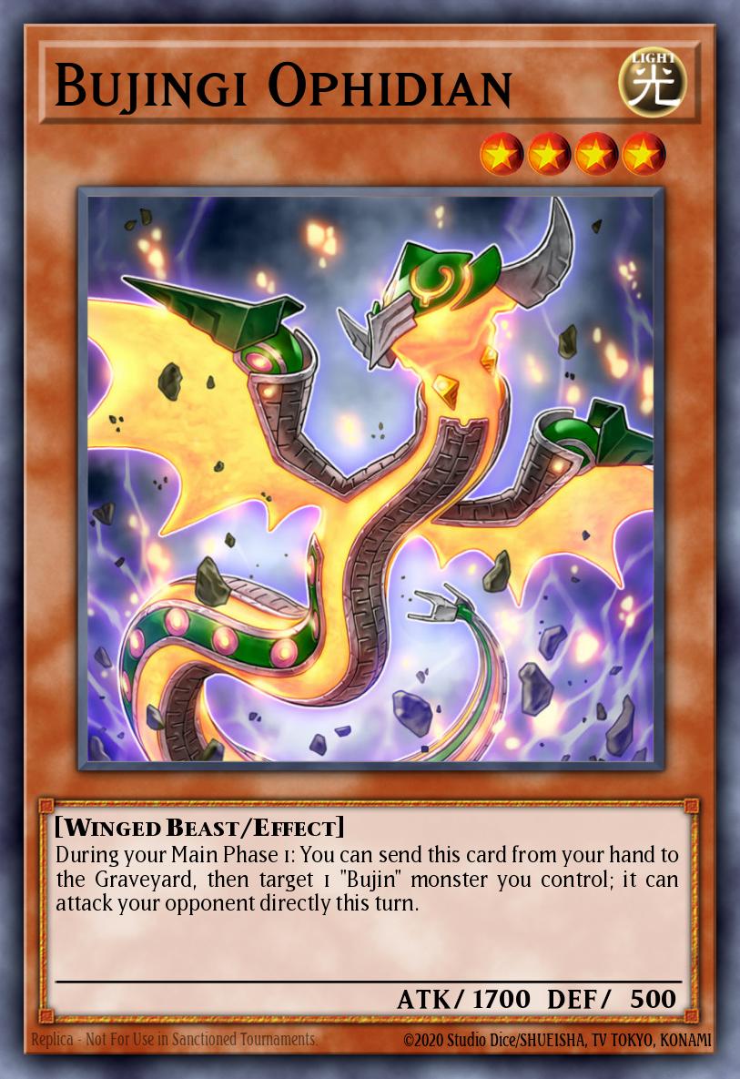 Bujingi Ophidian Yu-Gi-Oh card