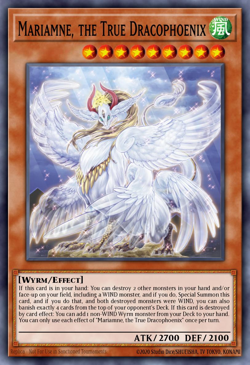 Mariamne, the True Dracophoenix Yu-Gi-Oh card