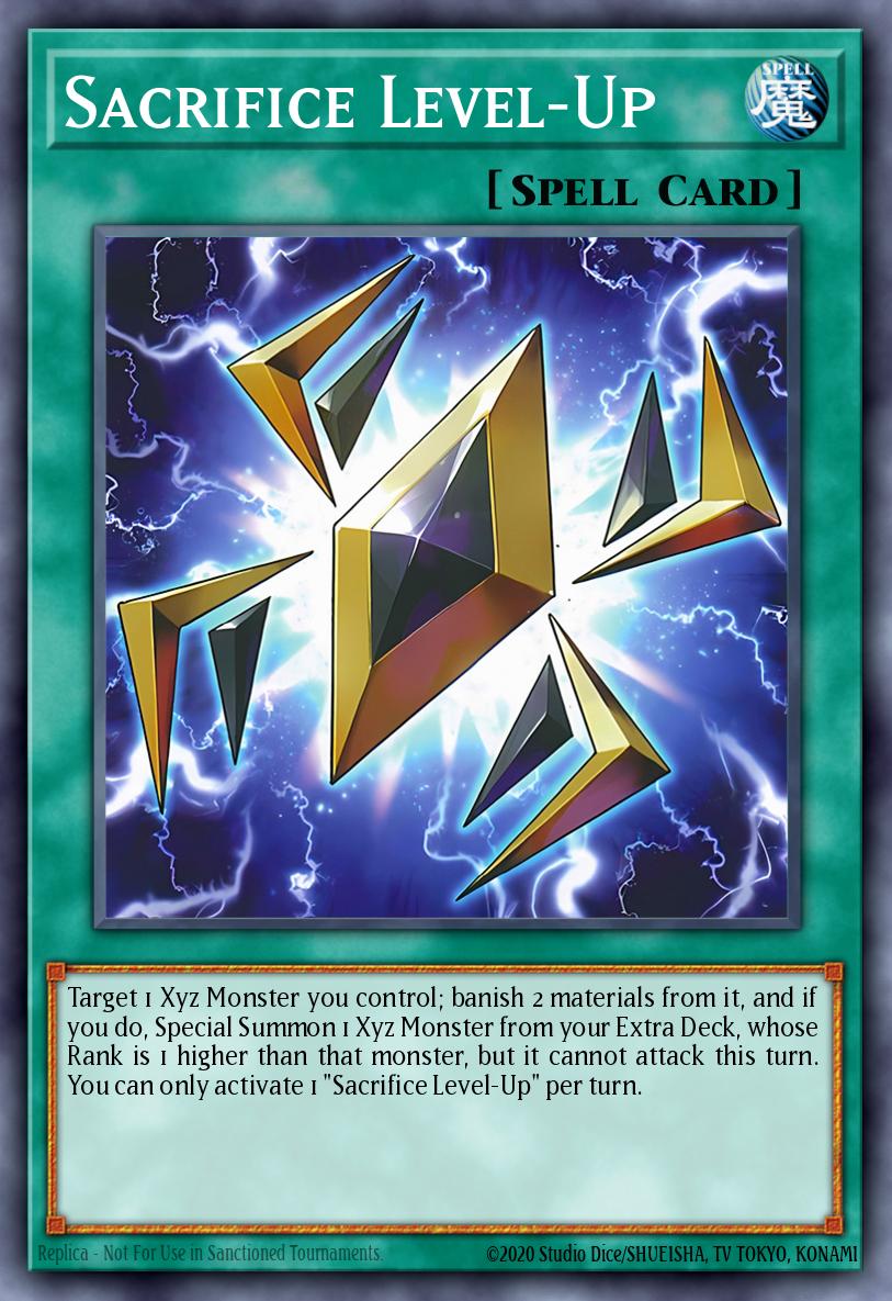 Sacrifice Level-Up Yu-Gi-Oh card