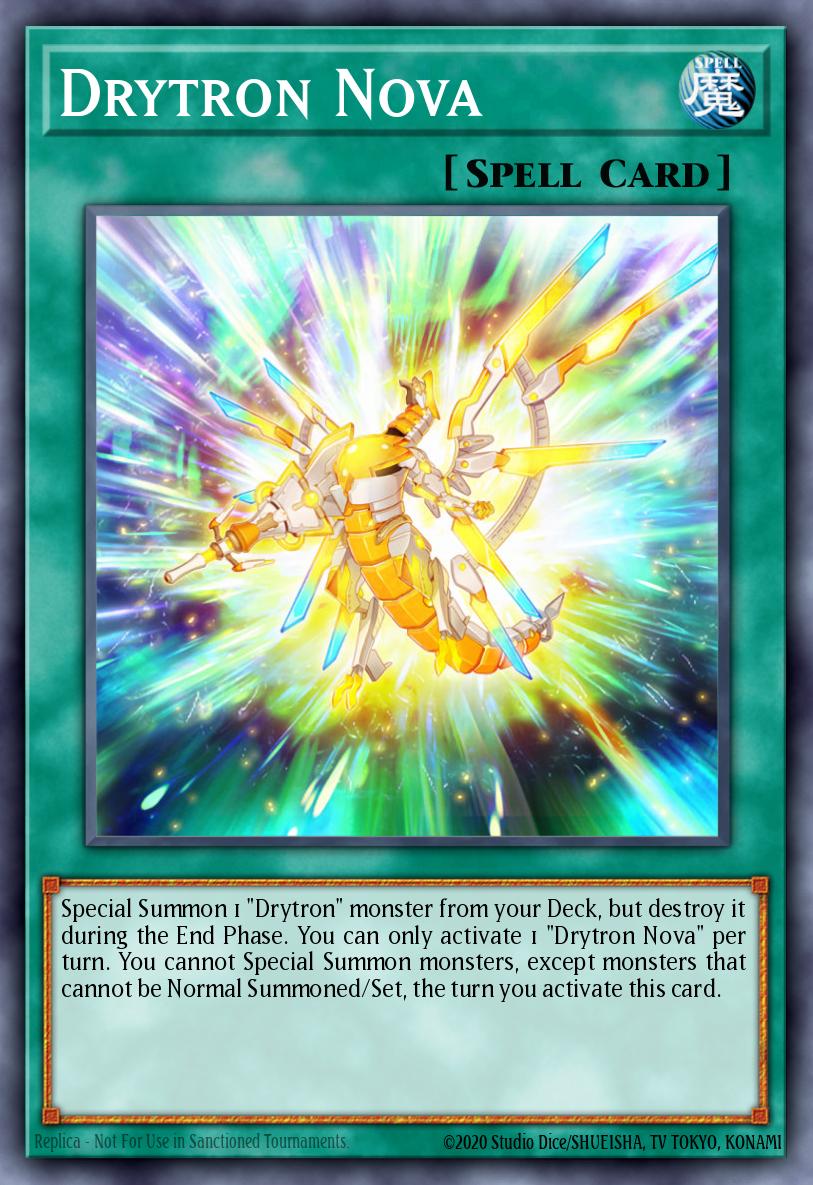 Drytron Nova Yu-Gi-Oh card