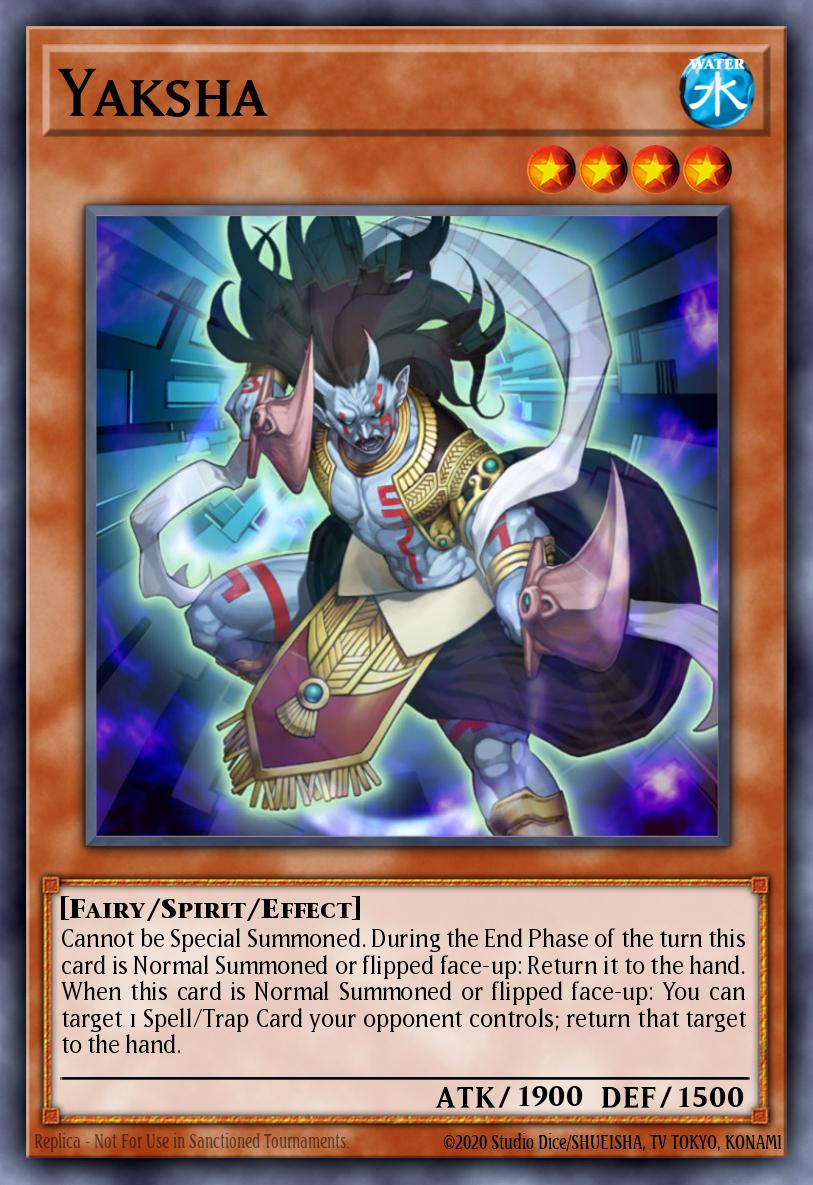 Yaksha Yu-Gi-Oh card