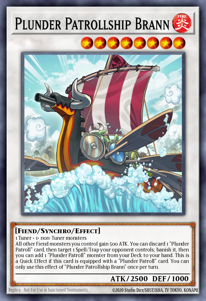 Plunder Patrollship Brann Yu-Gi-Oh card