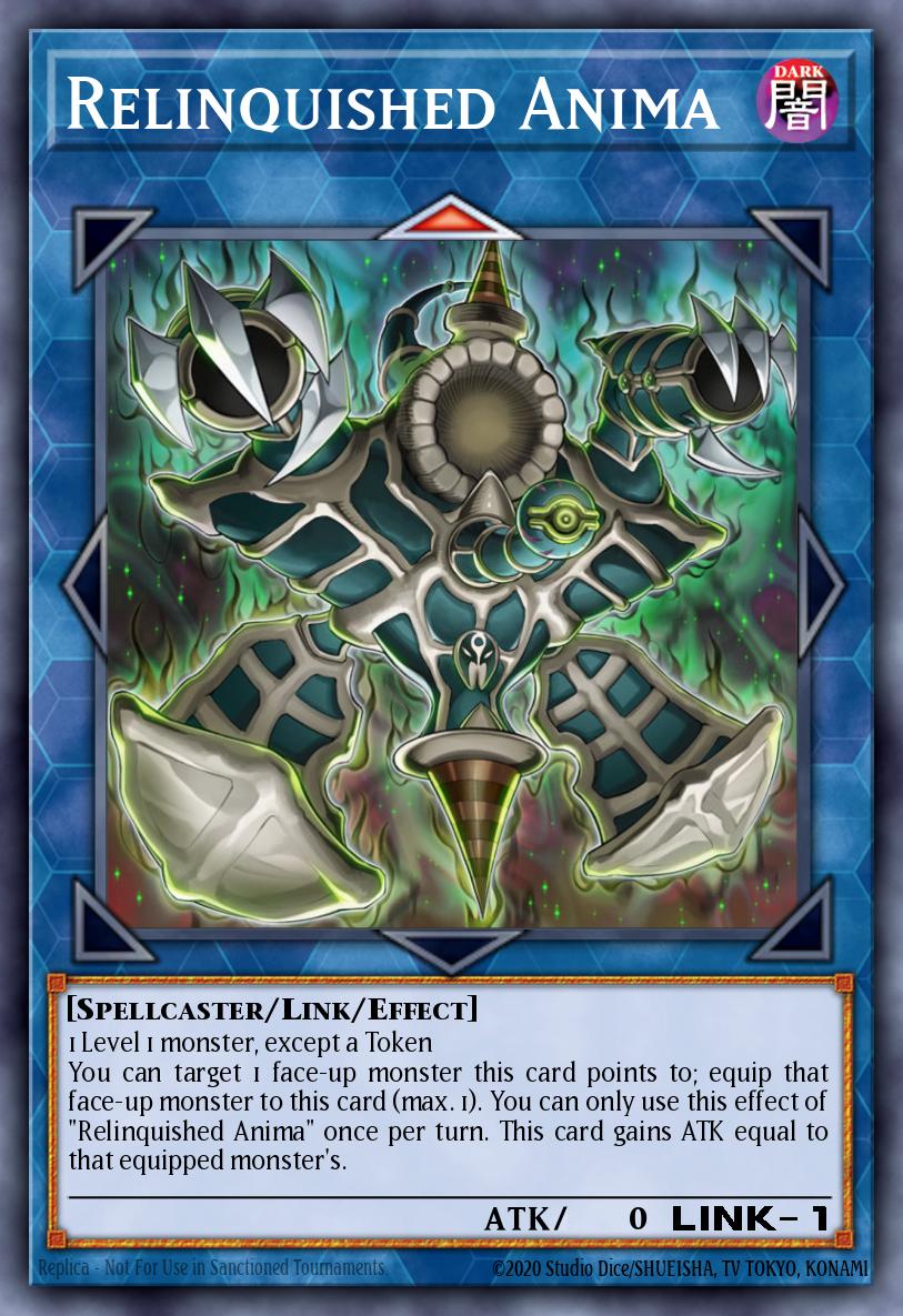 Relinquished Anima Yu-Gi-Oh card