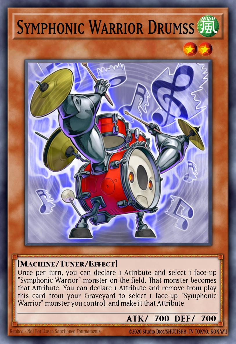 Symphonic Warrior Drumss Yu-Gi-Oh card