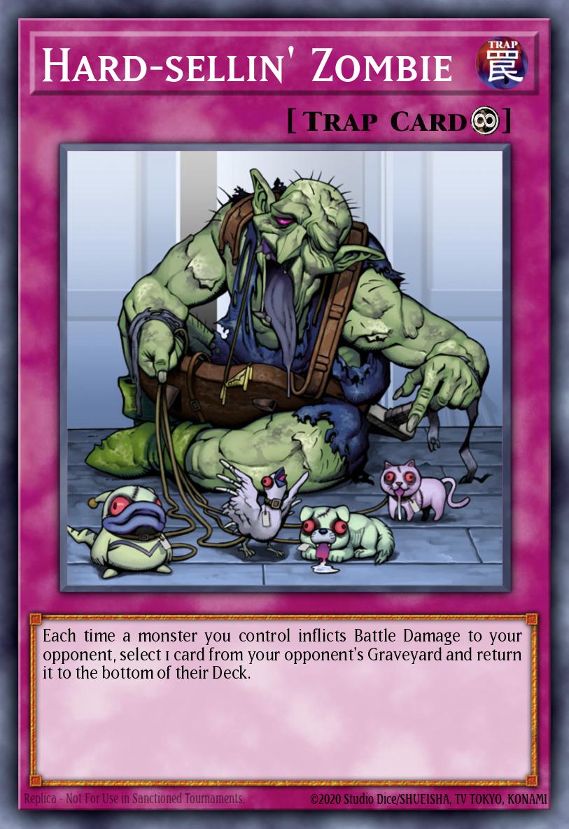 Hard-sellin' Zombie Yu-Gi-Oh card