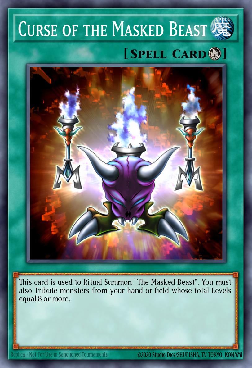 Curse of the Masked Beast Yu-Gi-Oh card