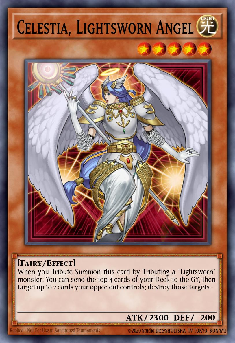 Celestia, Lightsworn Angel Yu-Gi-Oh card