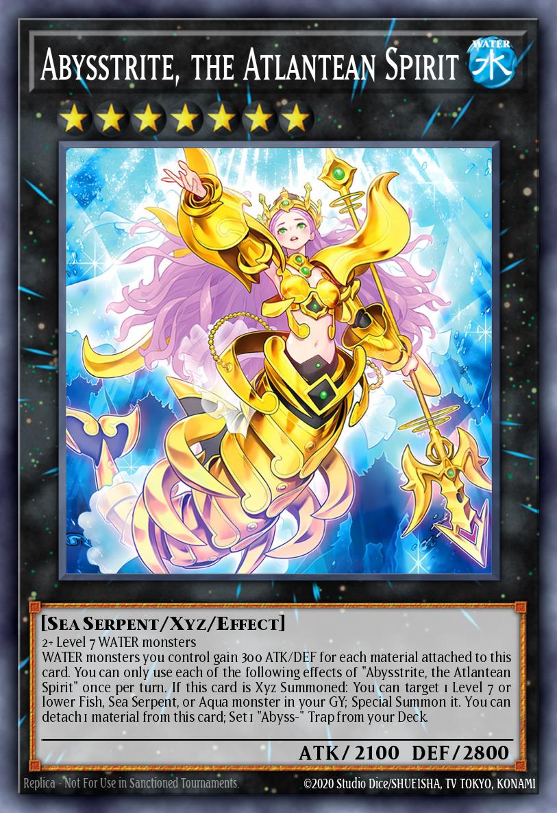 Abysstrite, the Atlantean Spirit Yu-Gi-Oh card