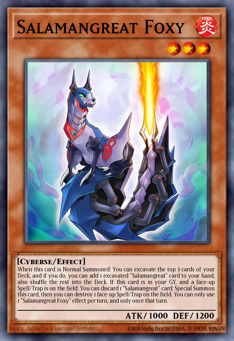 Salamangreat Foxy Yu-Gi-Oh card