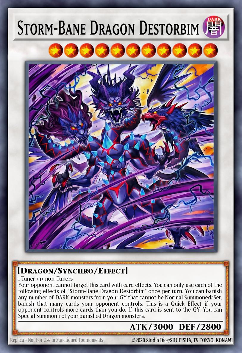 Storm-Bane Dragon Destorbim Yu-Gi-Oh card