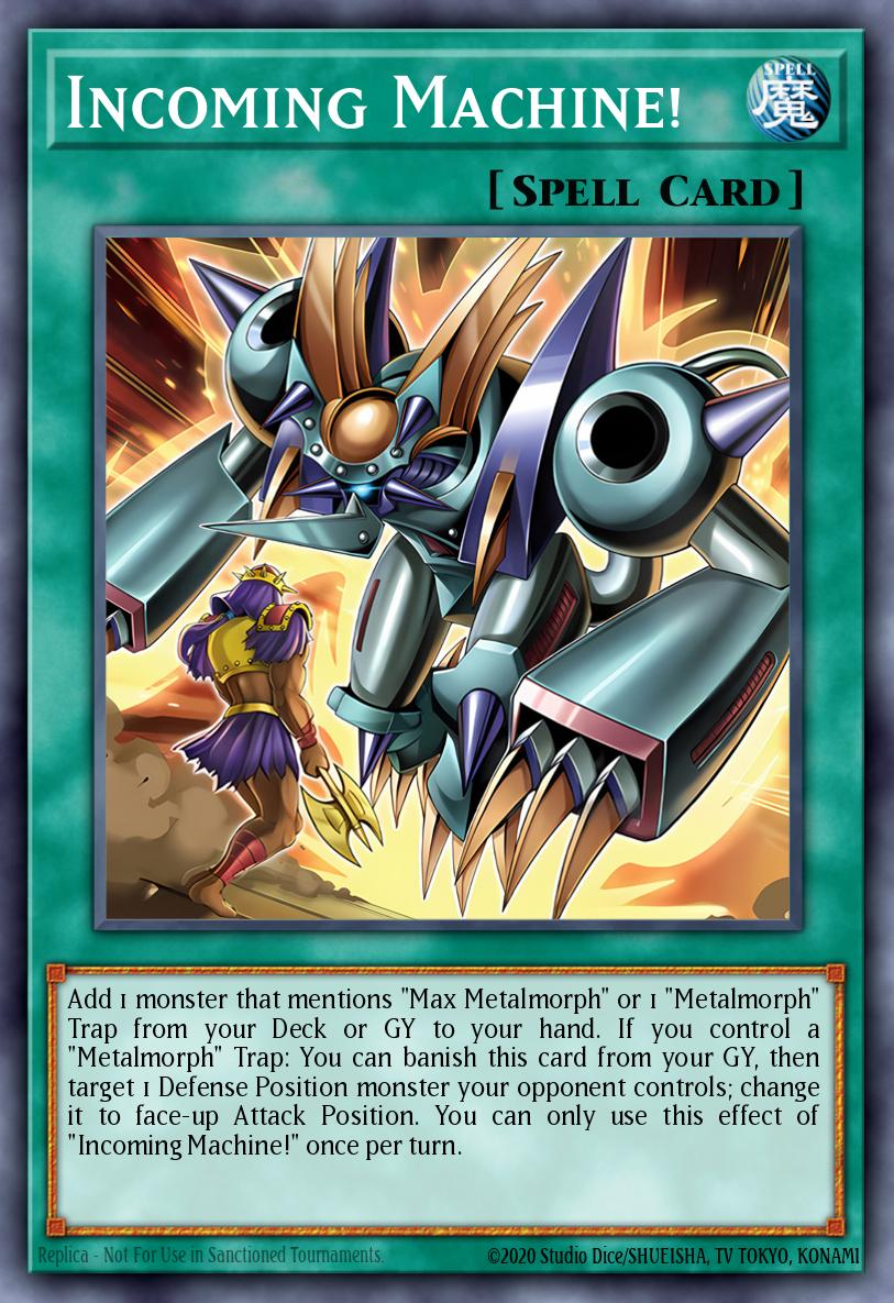 Incoming Machine! Yu-Gi-Oh card
