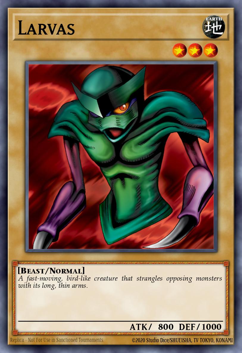 Larvas Yu-Gi-Oh card