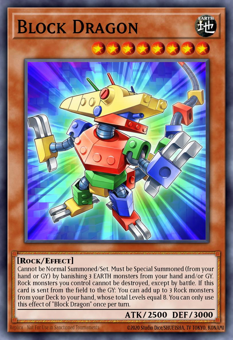 Block Dragon Yu-Gi-Oh card