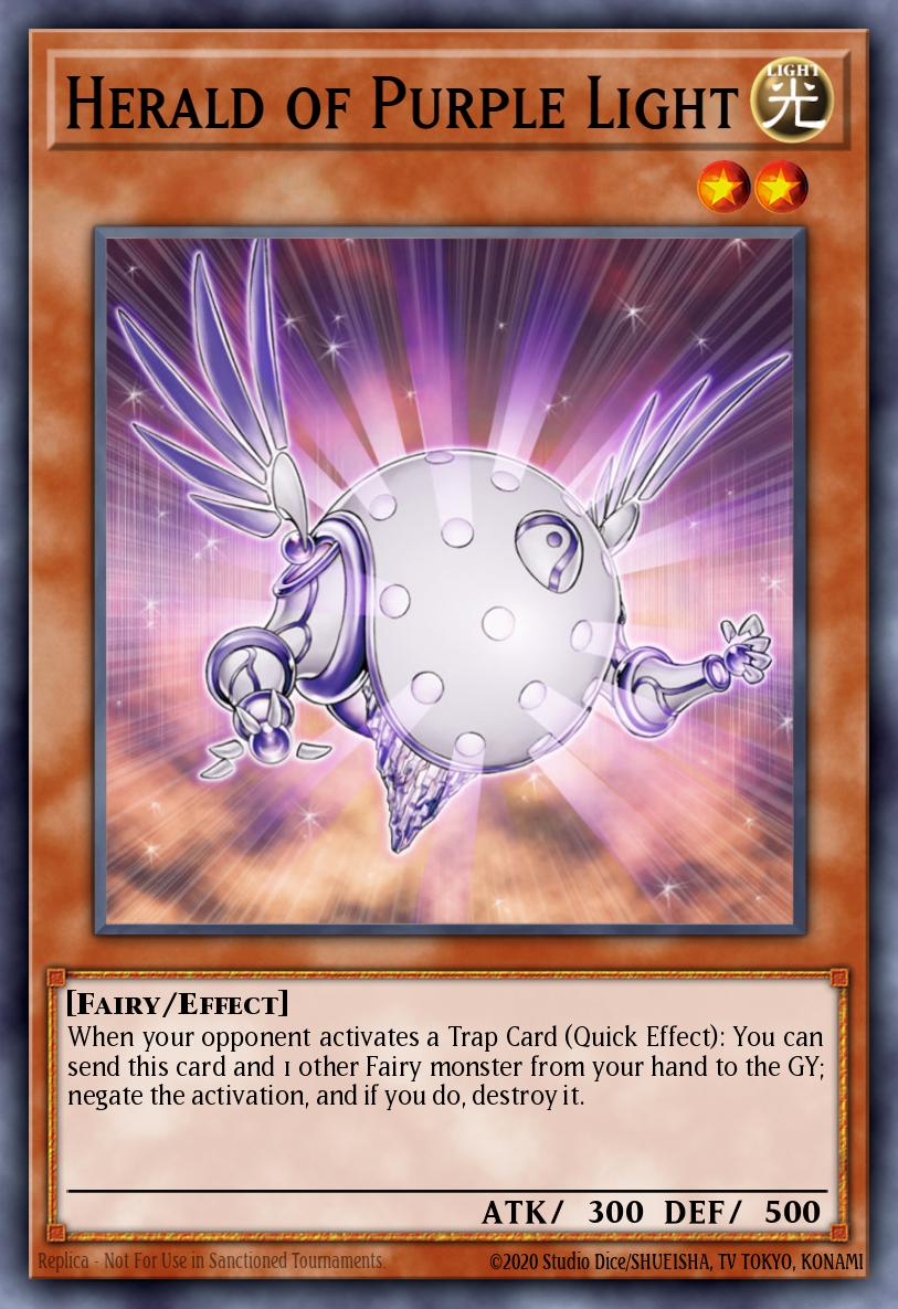 Herald of Purple Light Yu-Gi-Oh card