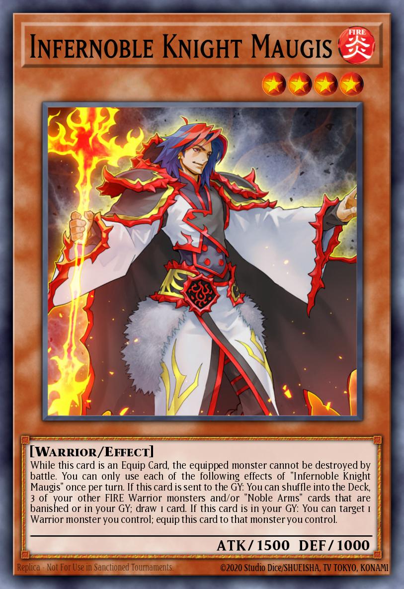 Infernoble Knight Maugis Yu-Gi-Oh card