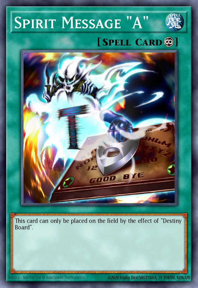 Spirit Message "A" Yu-Gi-Oh card