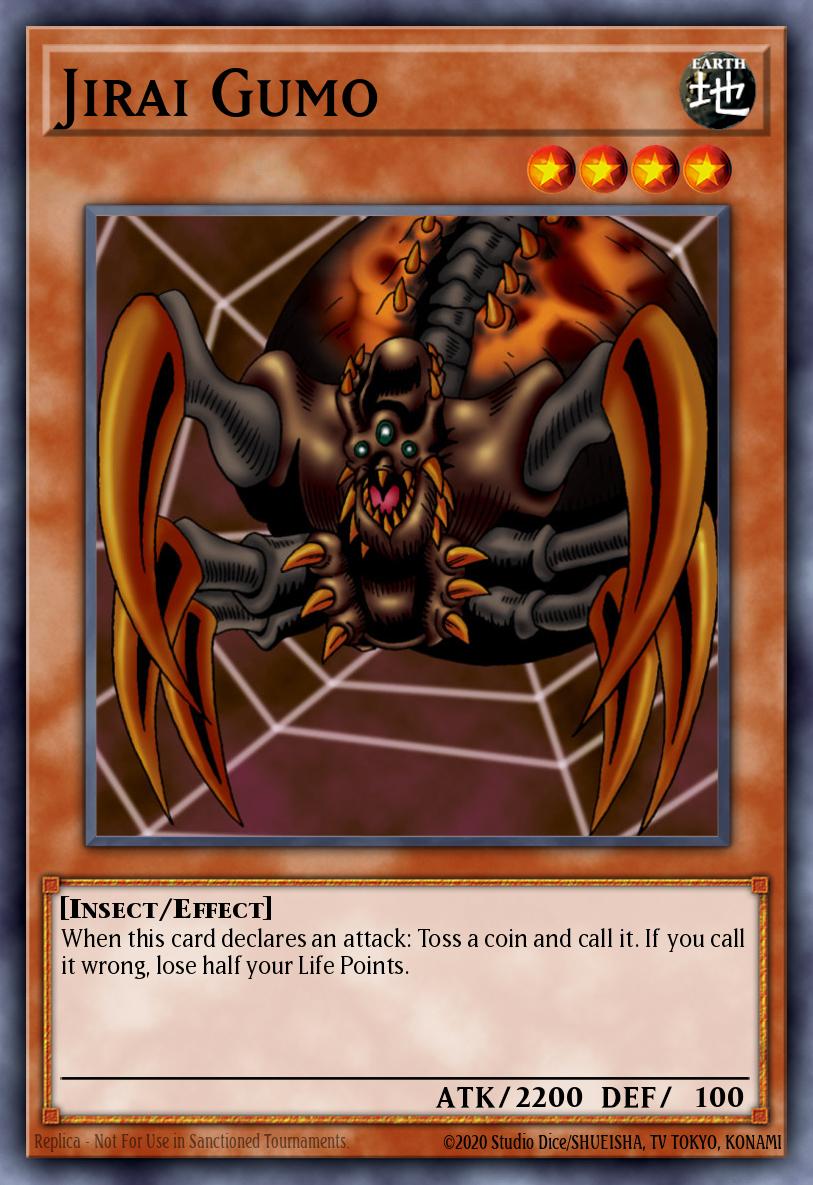 Jirai Gumo Yu-Gi-Oh card