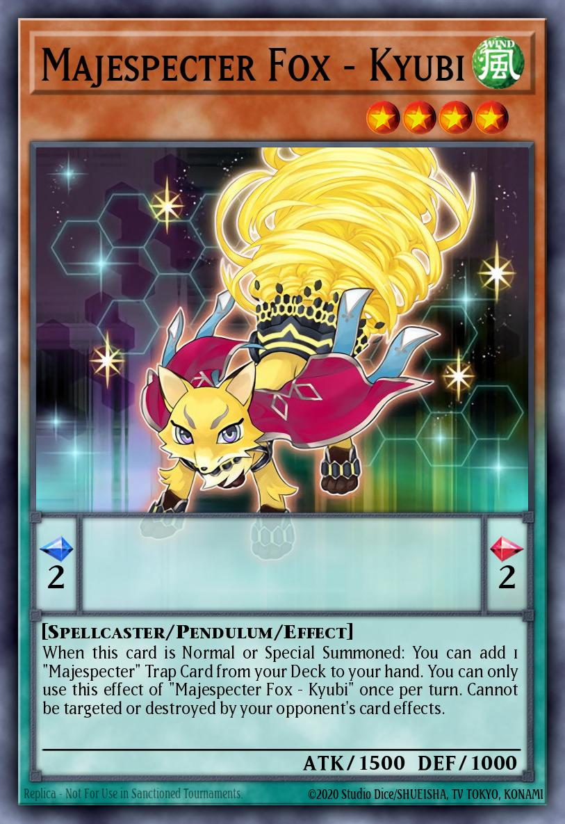 Majespecter Fox - Kyubi Yu-Gi-Oh card