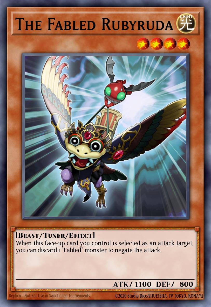 The Fabled Rubyruda Yu-Gi-Oh card