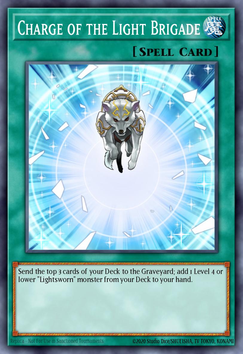 Charge of the Light Brigade Yu-Gi-Oh card