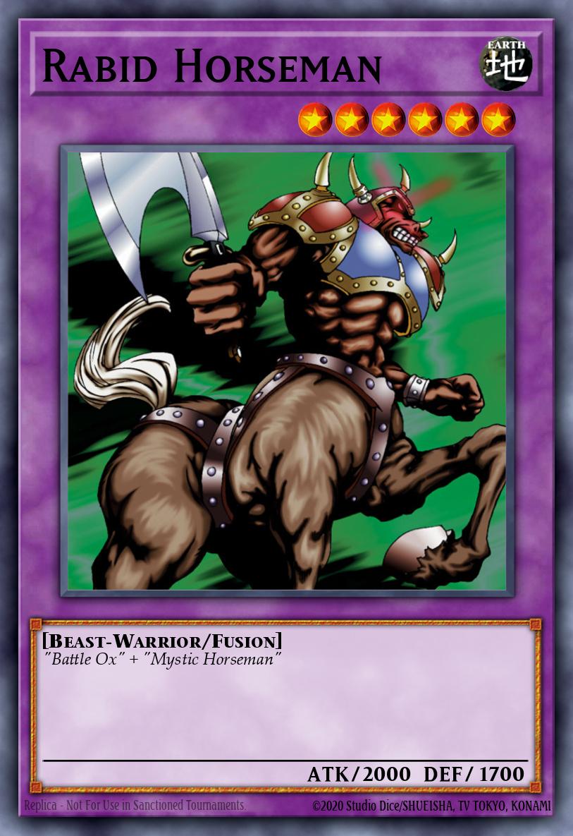 Rabid Horseman Yu-Gi-Oh card