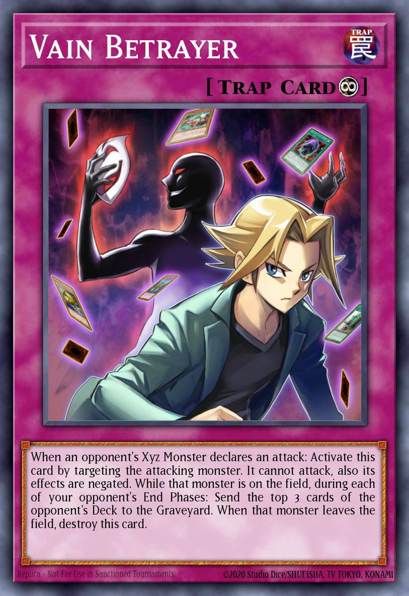 Vain Betrayer Yu-Gi-Oh card