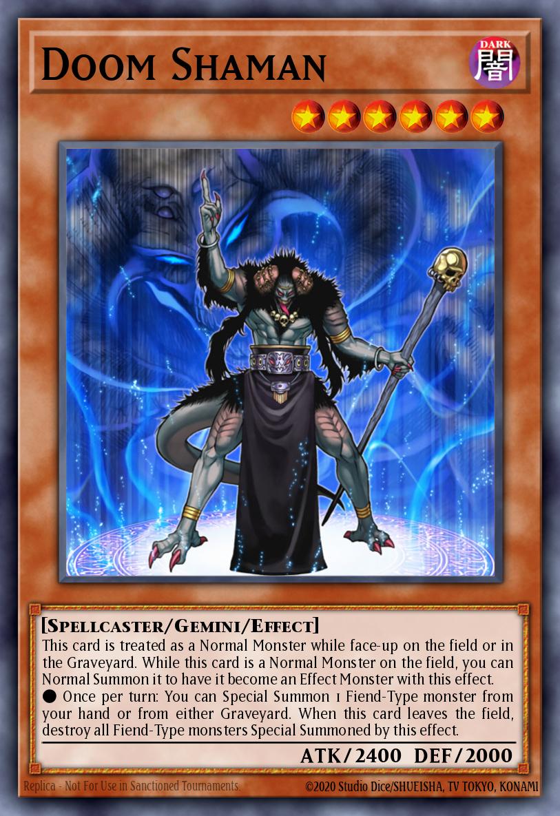 Doom Shaman Yu-Gi-Oh card