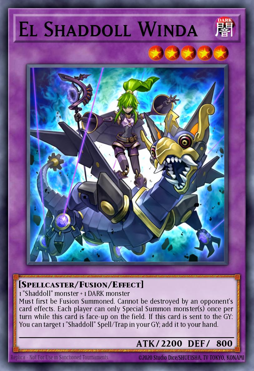 El Shaddoll Winda Yu-Gi-Oh card