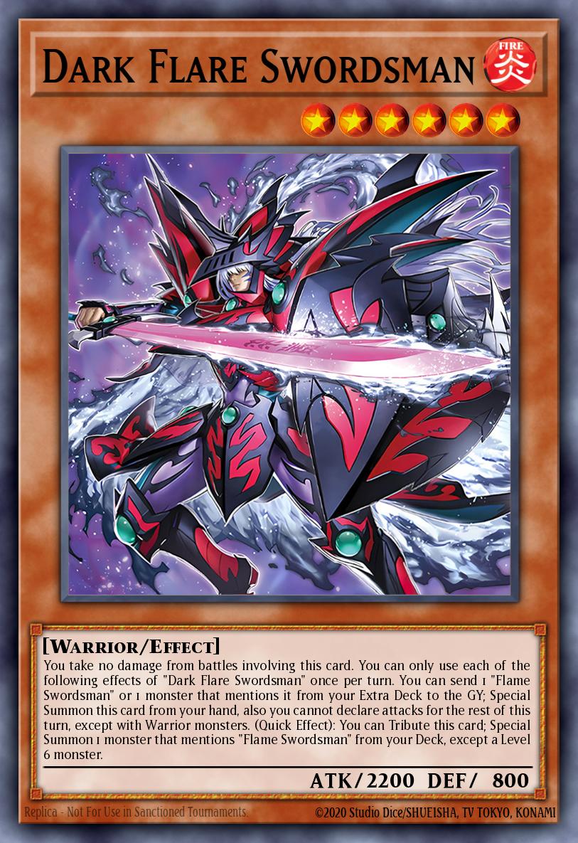 Dark Flare Swordsman Yu-Gi-Oh card