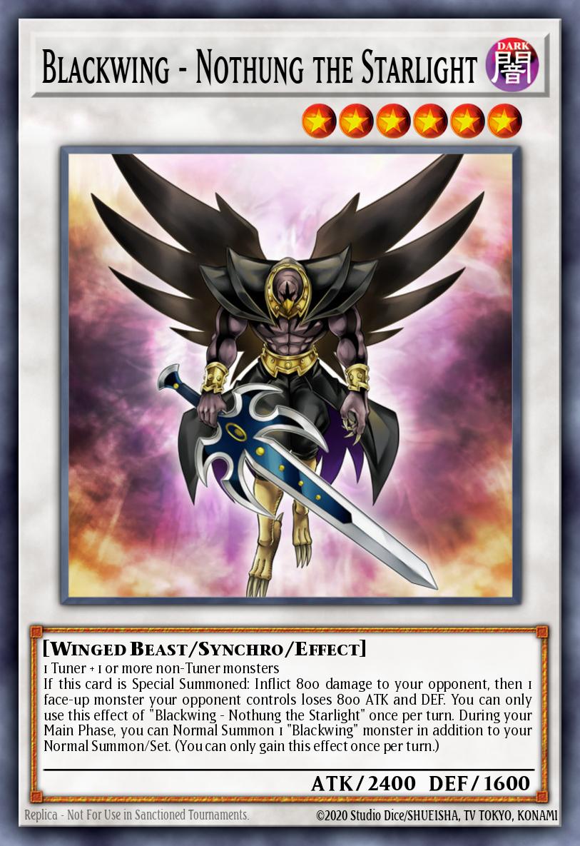 Blackwing - Nothung the Starlight Yu-Gi-Oh card
