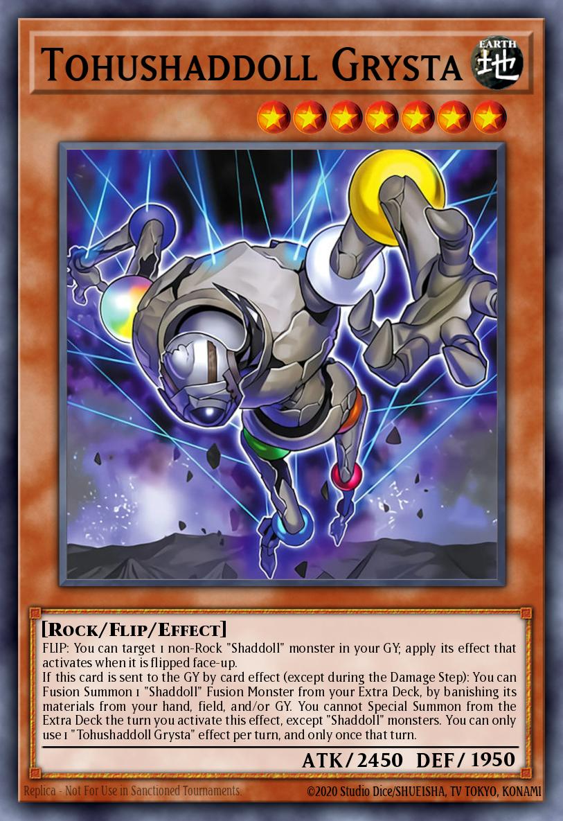 Tohushaddoll Grysta Yu-Gi-Oh card