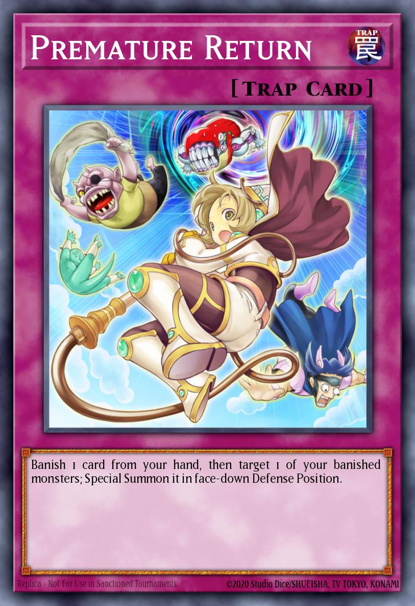 Premature Return Yu-Gi-Oh card