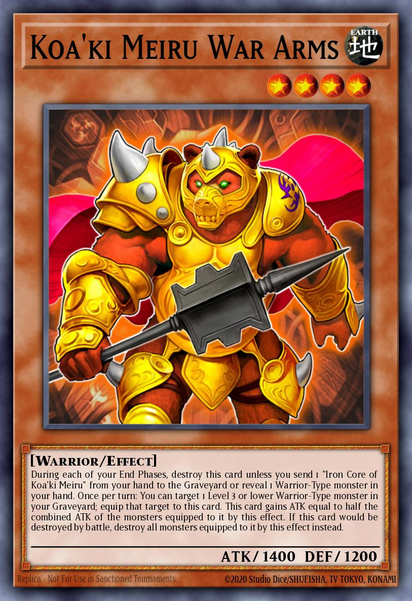 Koa'ki Meiru War Arms Yu-Gi-Oh card