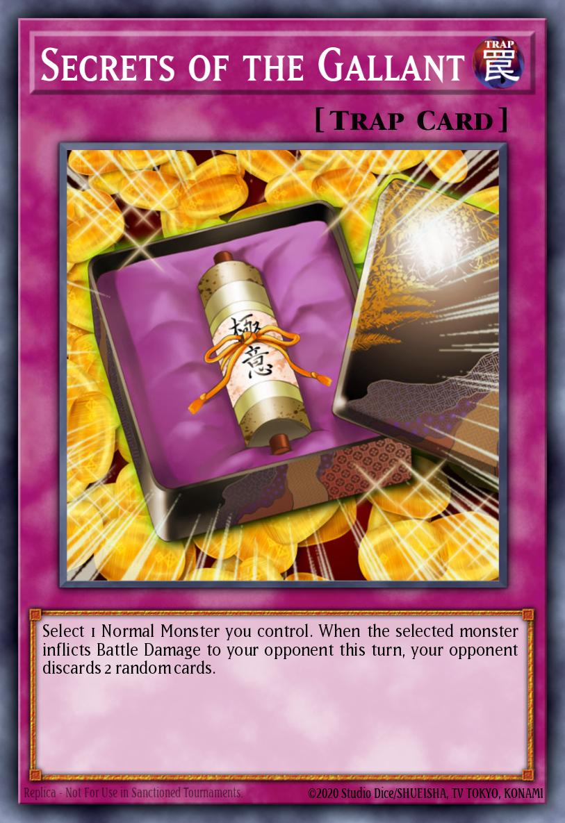 Secrets of the Gallant Yu-Gi-Oh card
