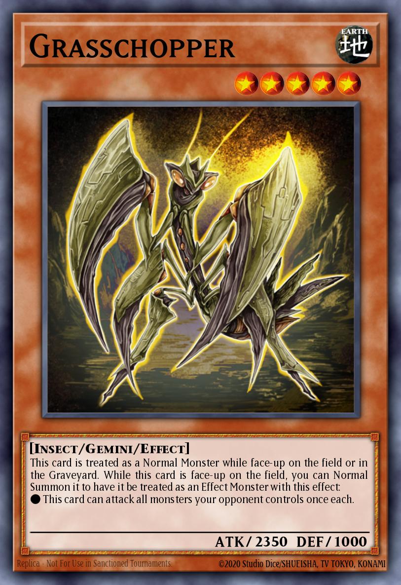 Grasschopper Yu-Gi-Oh card
