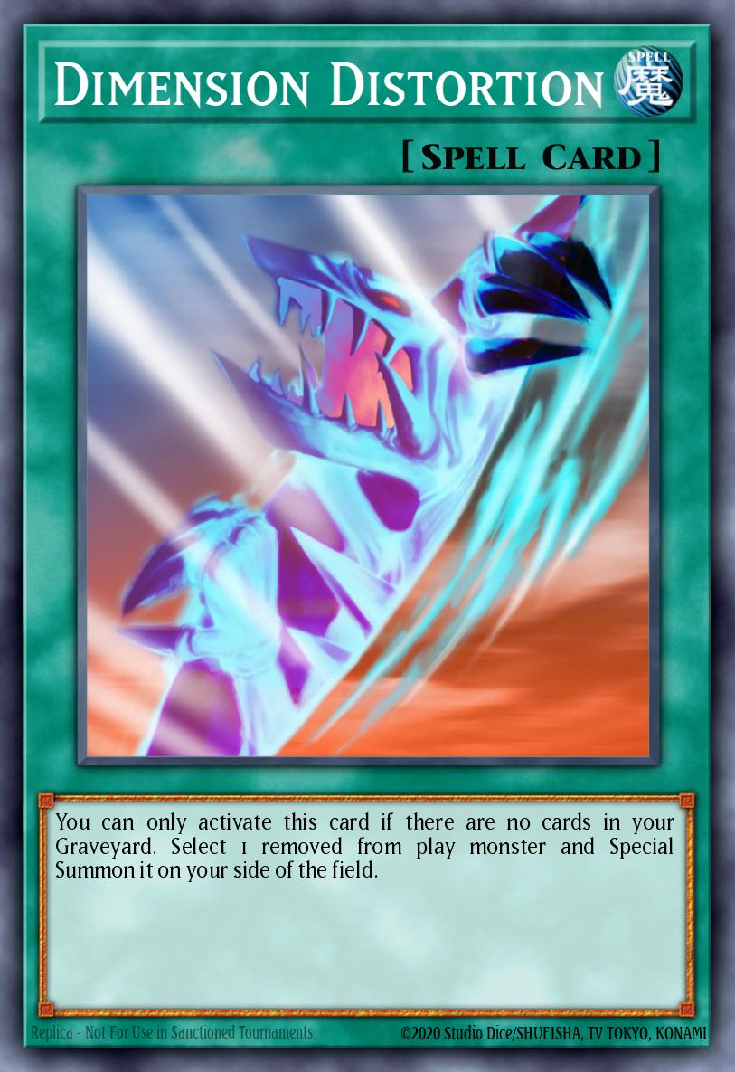 Dimension Distortion Yu-Gi-Oh card