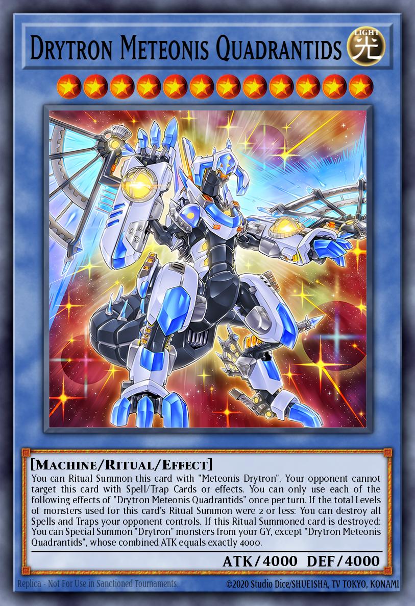 Drytron Meteonis Quadrantids Yu-Gi-Oh card